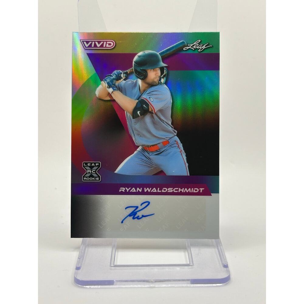2024 Leaf Vivid Ryan Waldschmidt Rookie Prismatic Black Auto 4/5 SP DBacks RC